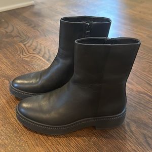Vince Kady Water Resistant boots. Black. Size 8